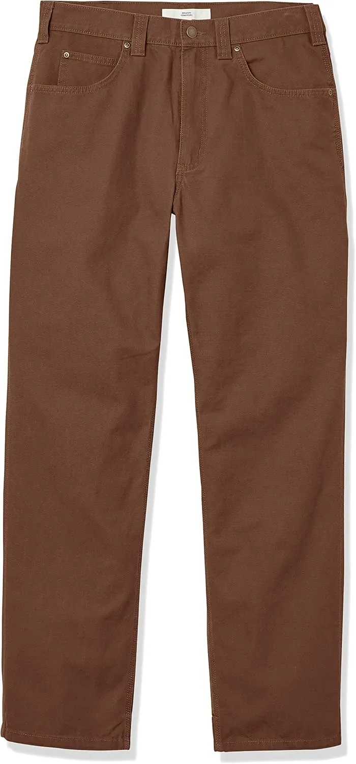 Amazon Essentials Men's Relaxed-Fit Carpenter Pants with Tool Pockets