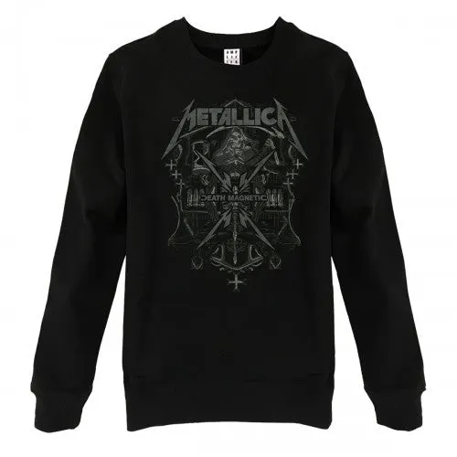 Amplified Unisex Adult Death Magnetic Metallica Sweatshirt
