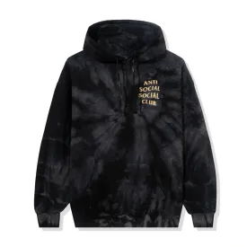 Anti Social Social Club Effectionate Black Tie Dye Hoodie