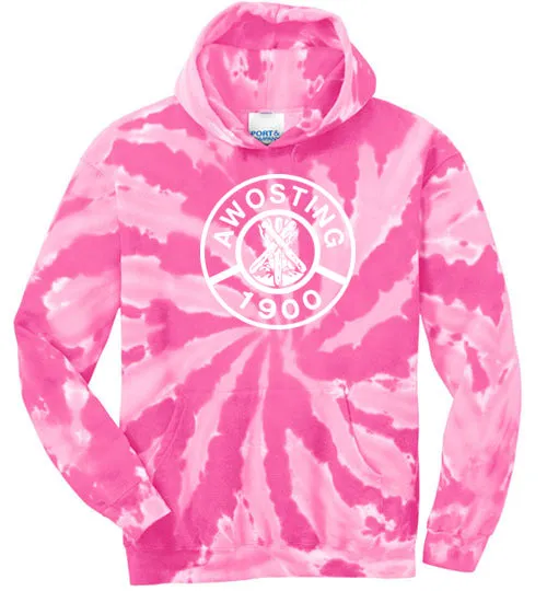 Awosting Tie-Dye Hooded Sweatshirt