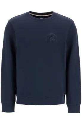 Boss crewneck sweatshirt with double mon