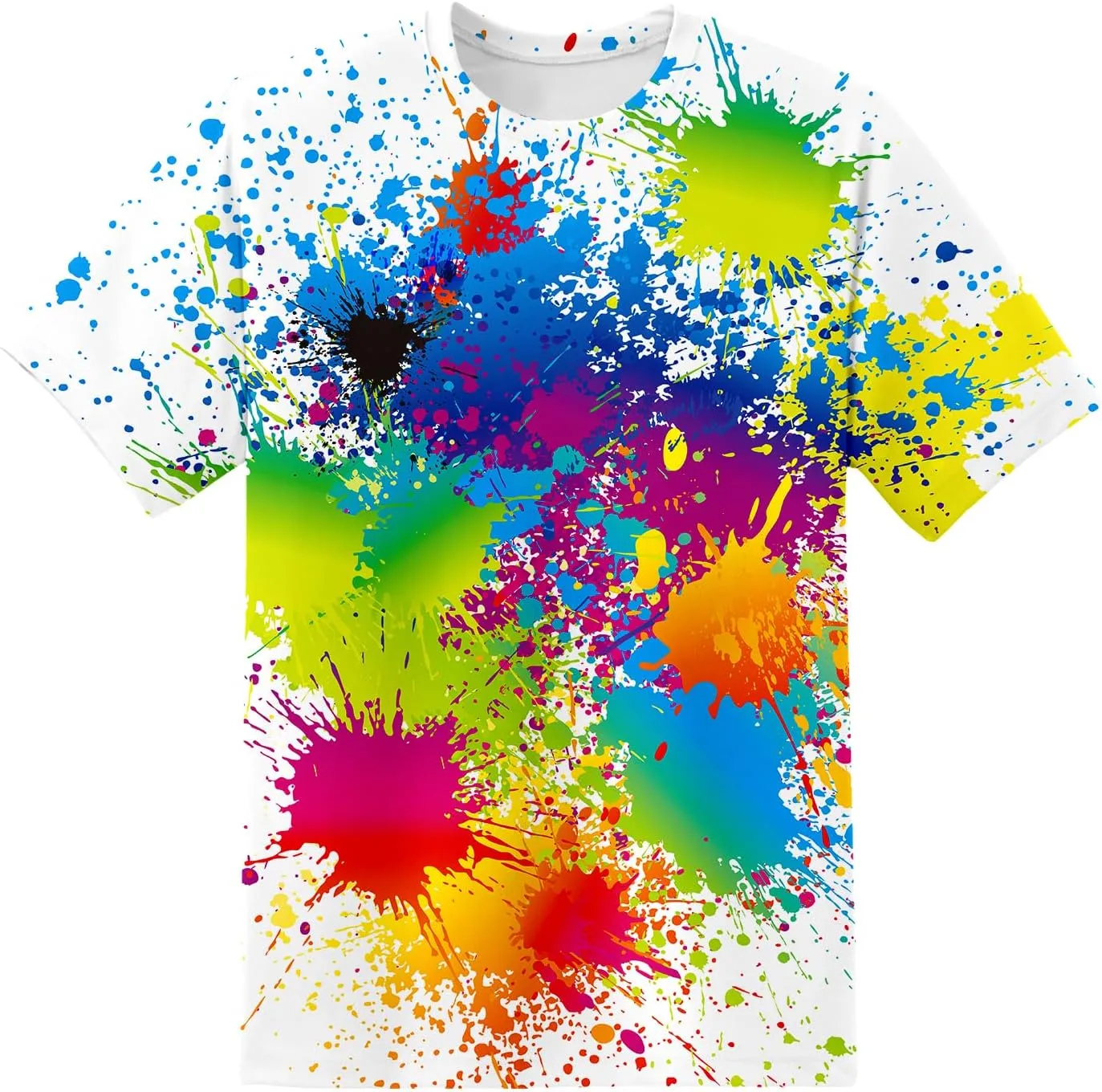 Boys Girls Kids Tee Shirt 3D Print Graphic Short Sleeve Shirt for Kids 6-16 Years