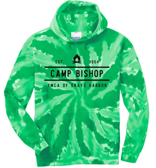 Camp Bishop Tie-Dye Hooded Sweatshirt