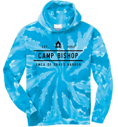 Camp Bishop Tie-Dye Hooded Sweatshirt