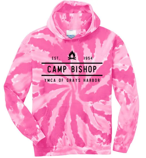 Camp Bishop Tie-Dye Hooded Sweatshirt