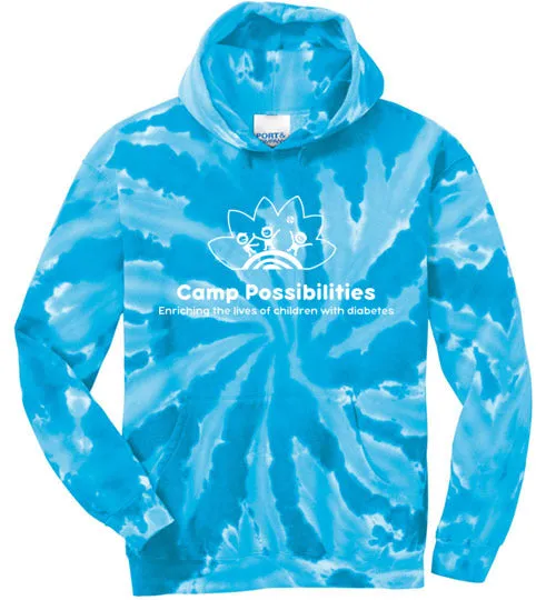 Camp Possibilities Port & Company Tie-Dye Hooded Sweatshirt