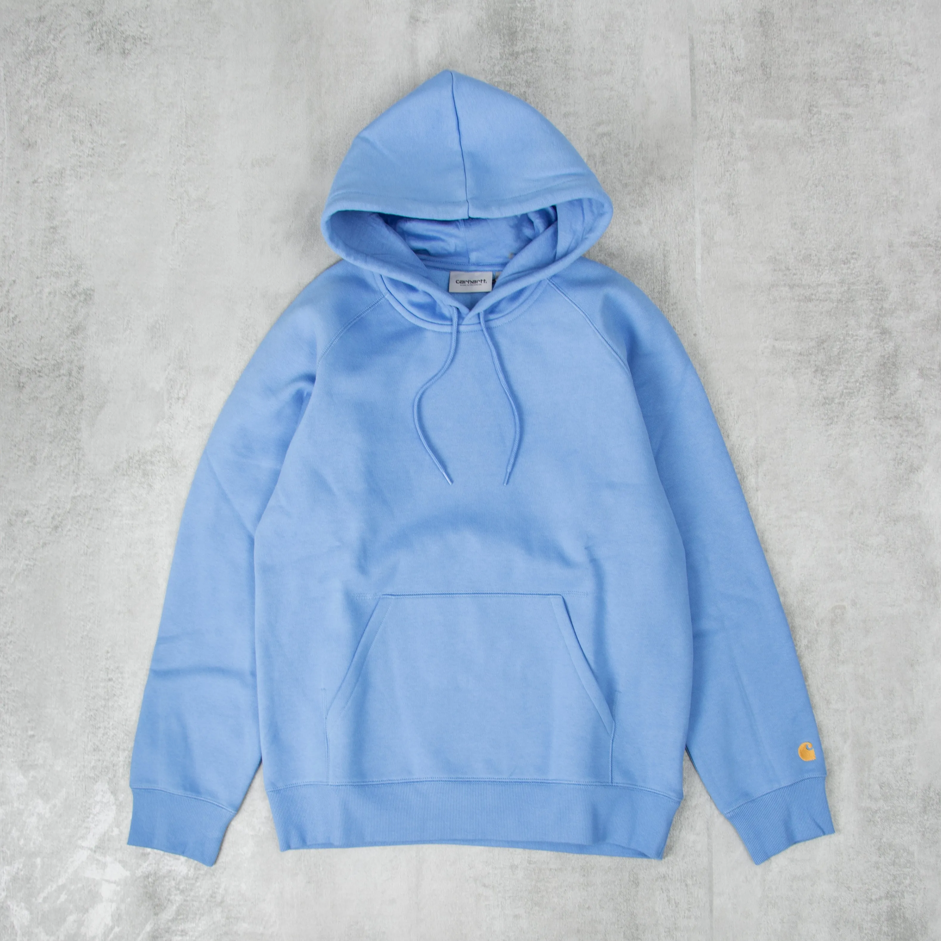 Carhartt WIP Hooded Chase Sweatshirt - Piscine / Gold