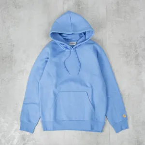 Carhartt WIP Hooded Chase Sweatshirt - Piscine / Gold