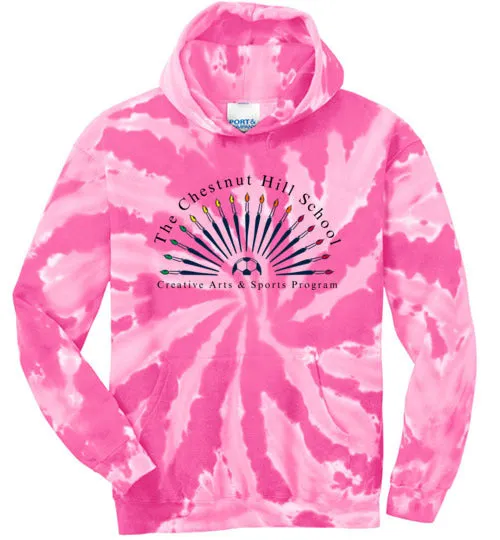 Chestnut Hill School Tie-Dye Hooded Sweatshirt - Classic