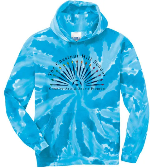 Chestnut Hill School Tie-Dye Hooded Sweatshirt - Classic