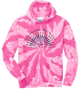 Chestnut Hill School Tie-Dye Hooded Sweatshirt - Classic