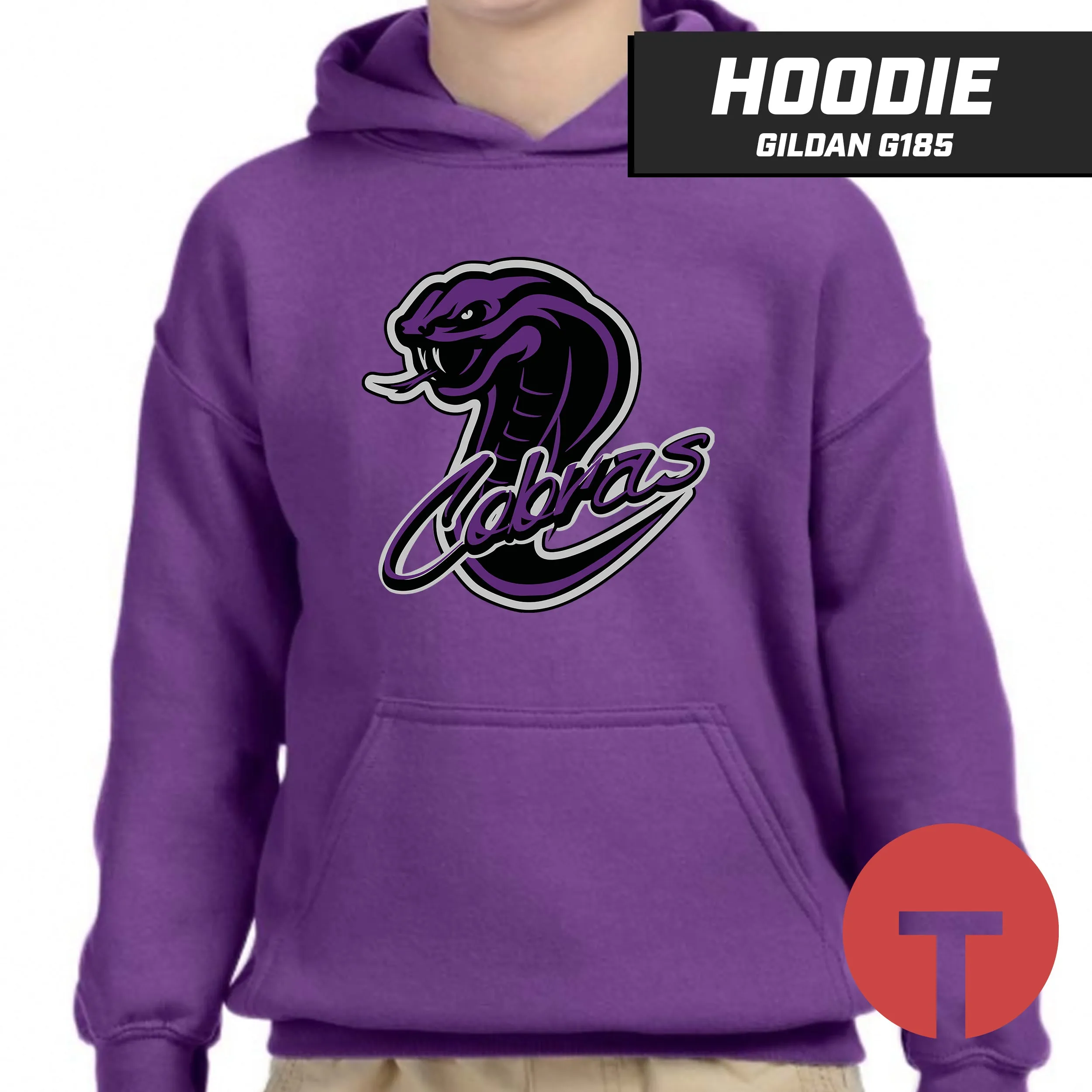 Cobras Softball - Hoodie Gildan G185
