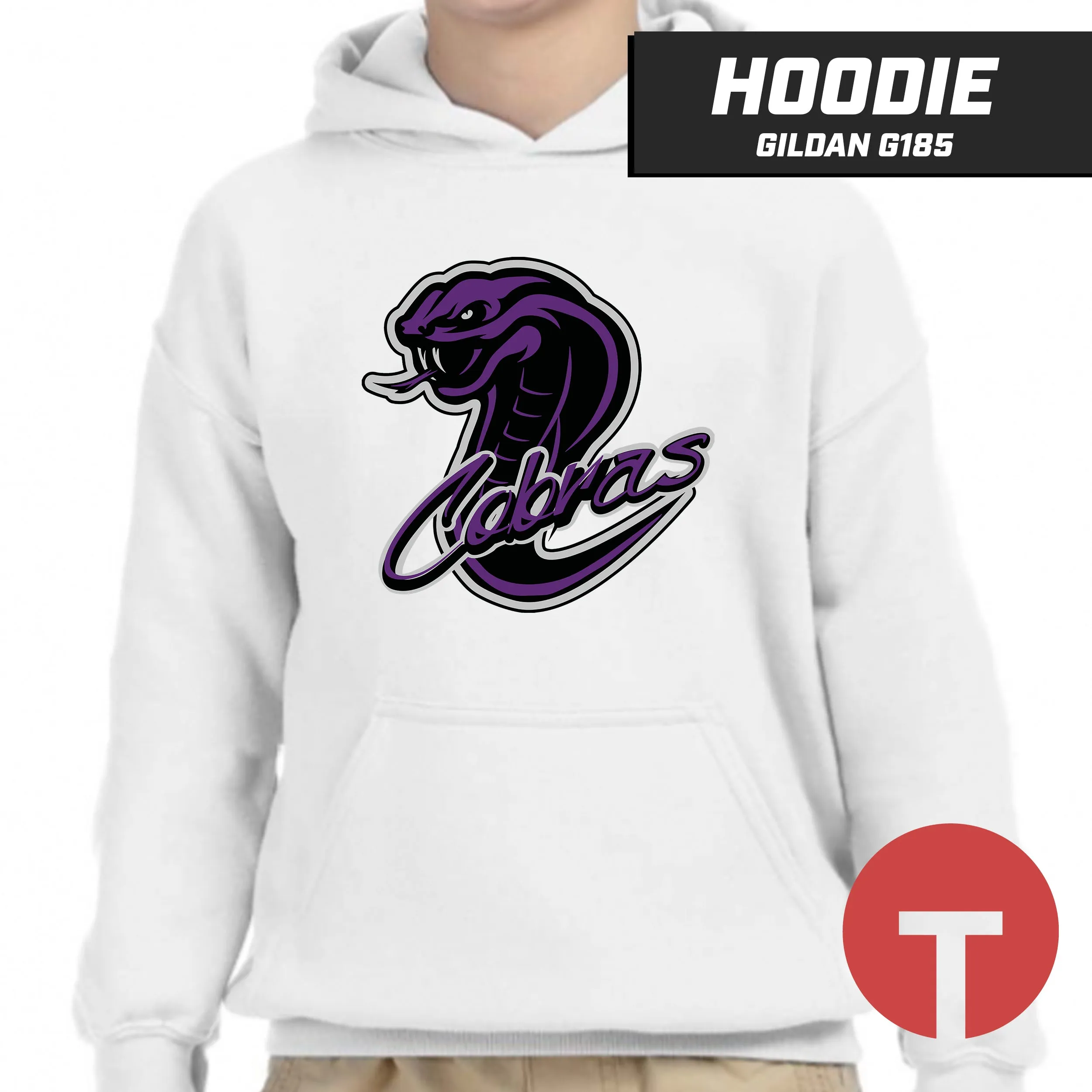 Cobras Softball - Hoodie Gildan G185