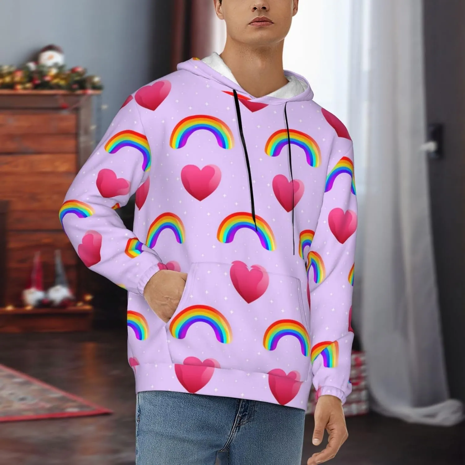 Cool Pullover Hoodie Sweatshirt for Men Women Athletic Hoodies with Pockets