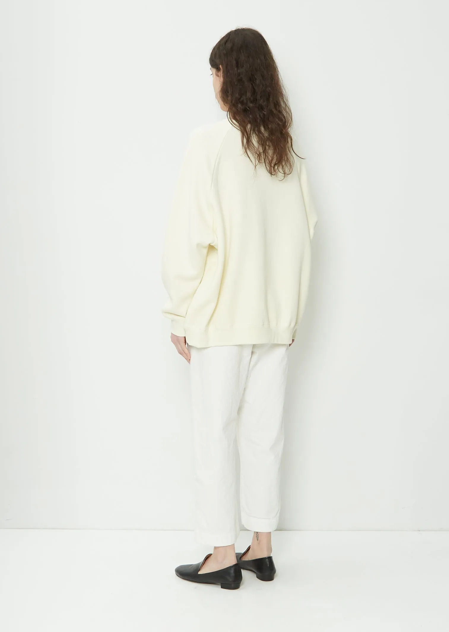 Cotton Wool Sweatshirt — White