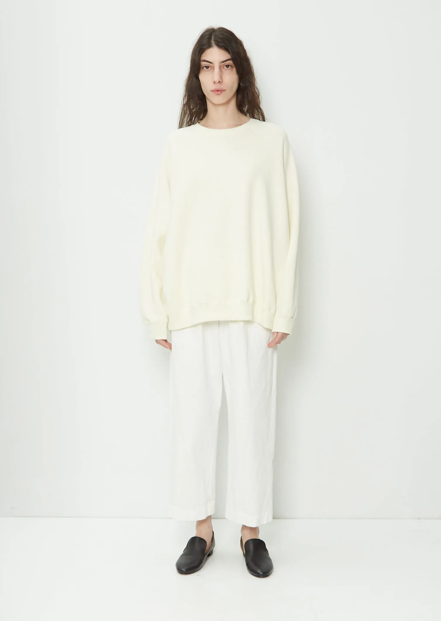Cotton Wool Sweatshirt — White