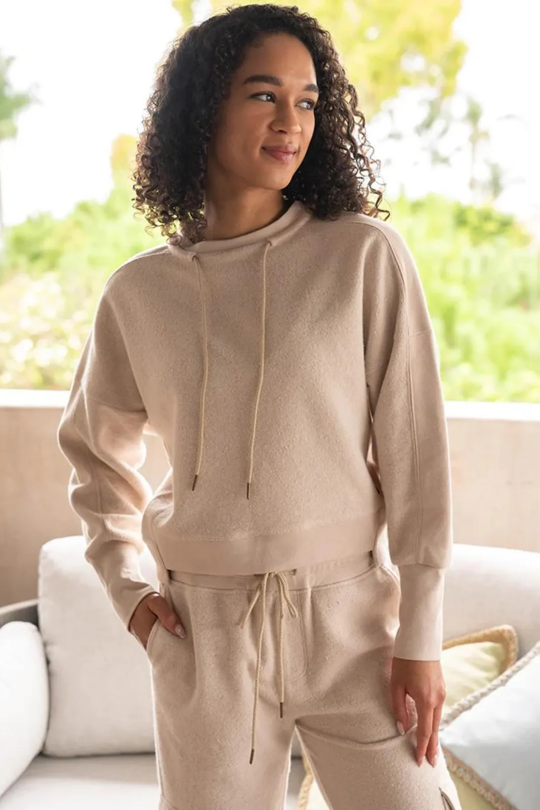 Crew Neck Sweatshirt, Oatmeal