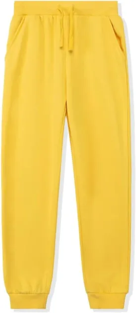 DOTDOG Kids Unisex Soft Brushed Fleece Pull-on Jogger Sweatpants Basic Casual Pants for Boys or Girls (3-12 Years)