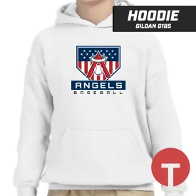 East Cobb Angels - LOGO 4 - Hoodie Gildan G185