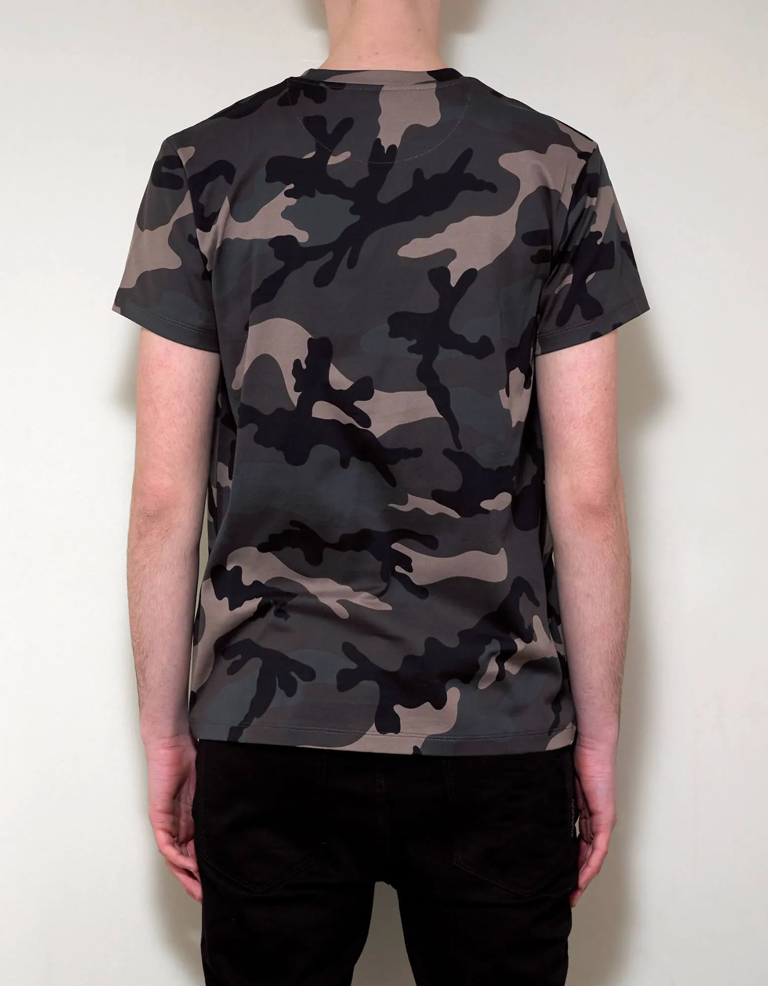 Green Camo V For Valentino T-Shirt