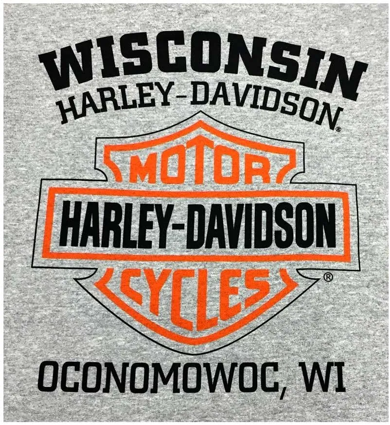 Harley-Davidson Men's Bar & Shield Logo Pullover Hoodie - Black 30297503