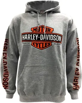 Harley-Davidson Men's Bar & Shield Logo Pullover Hoodie - Black 30297503