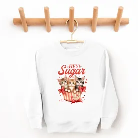 Hey Sugar | Valentine's Day Sweatshirt for Girls