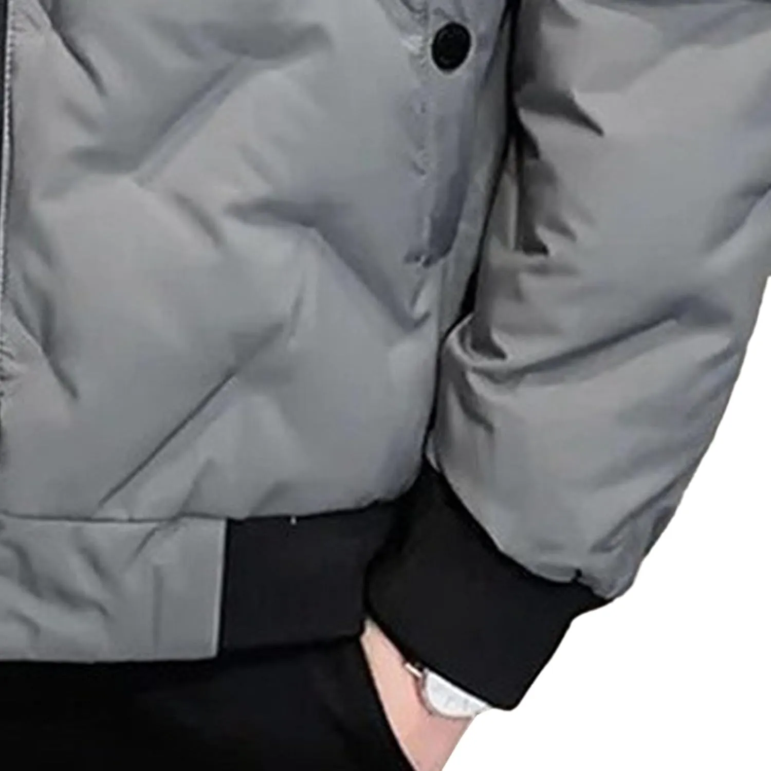 JEShifangjiusu Mens Flight Bomber Diamond Quilted Jacket Casual Lightweight Varsity Jackets Winter Warm Padded Coats Outwear