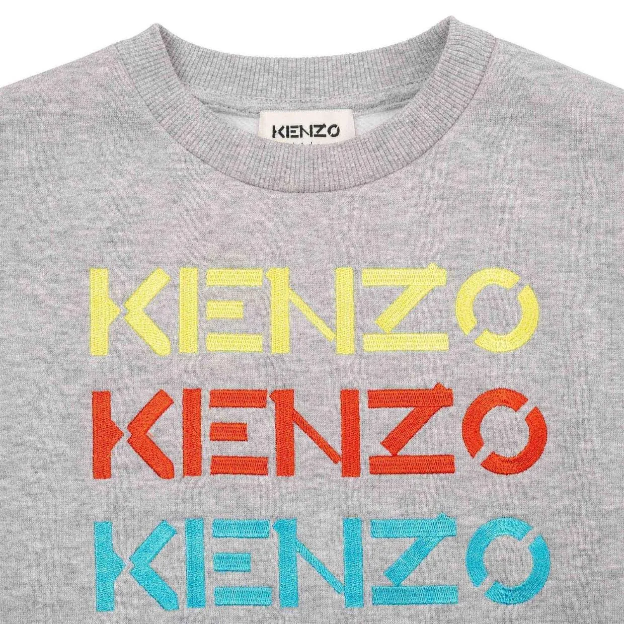 Kenzo Kids Repeat Embroidered Logo Sweatshirt