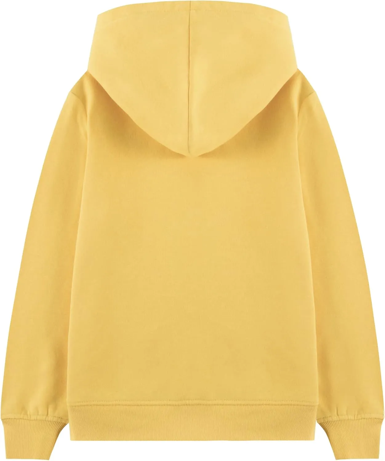 Kid Nation Kids Soft Brushed Fleece Zip-Up Hooded Sweatshirt Hoodie for Boys or Girls 4-12 Years