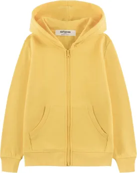 Kid Nation Kids Soft Brushed Fleece Zip-Up Hooded Sweatshirt Hoodie for Boys or Girls 4-12 Years