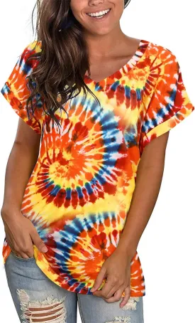 KILIG Womens 2024 Long Sleeve V-Neck Button Loose Casual Henley Tunic Tops T Shirt Fashion