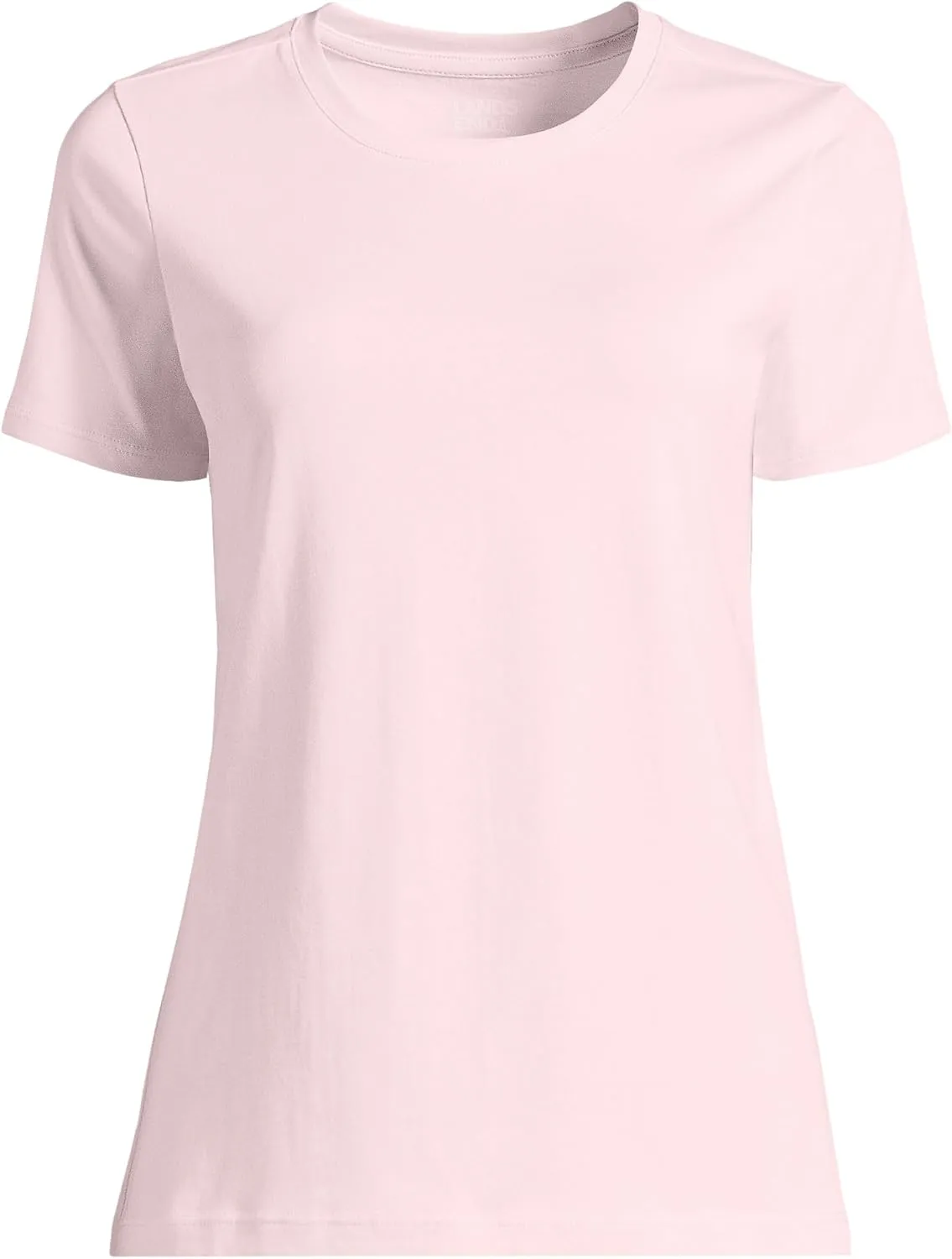 Lands' End Women's Relaxed American-Grown Supima Cotton Crew Neck T-Shirt