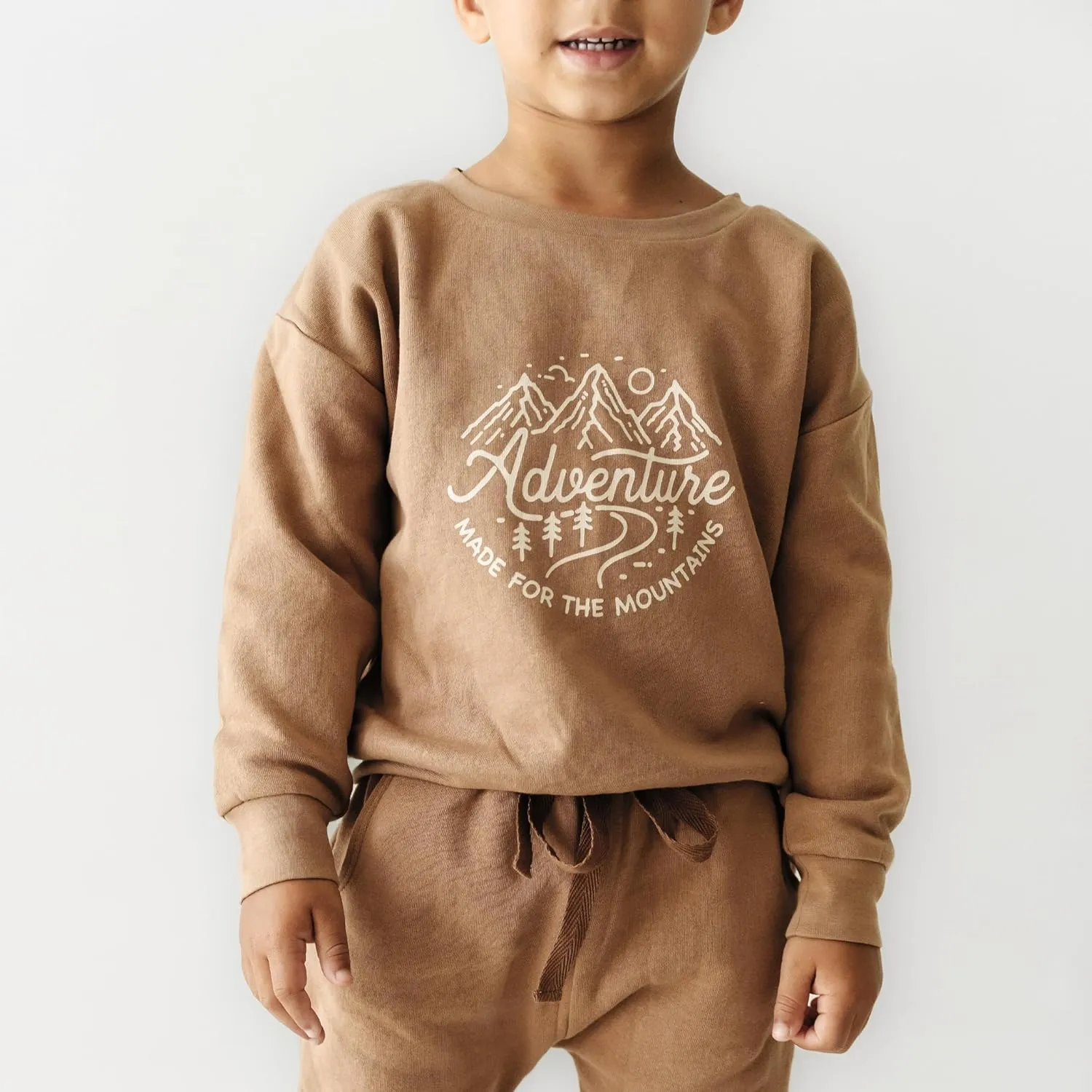 MakeMake Organics GOTS Certified Organic Cotton Sweatshirt Baby Toddler Young Kids Boys Girls Pullover Sweater