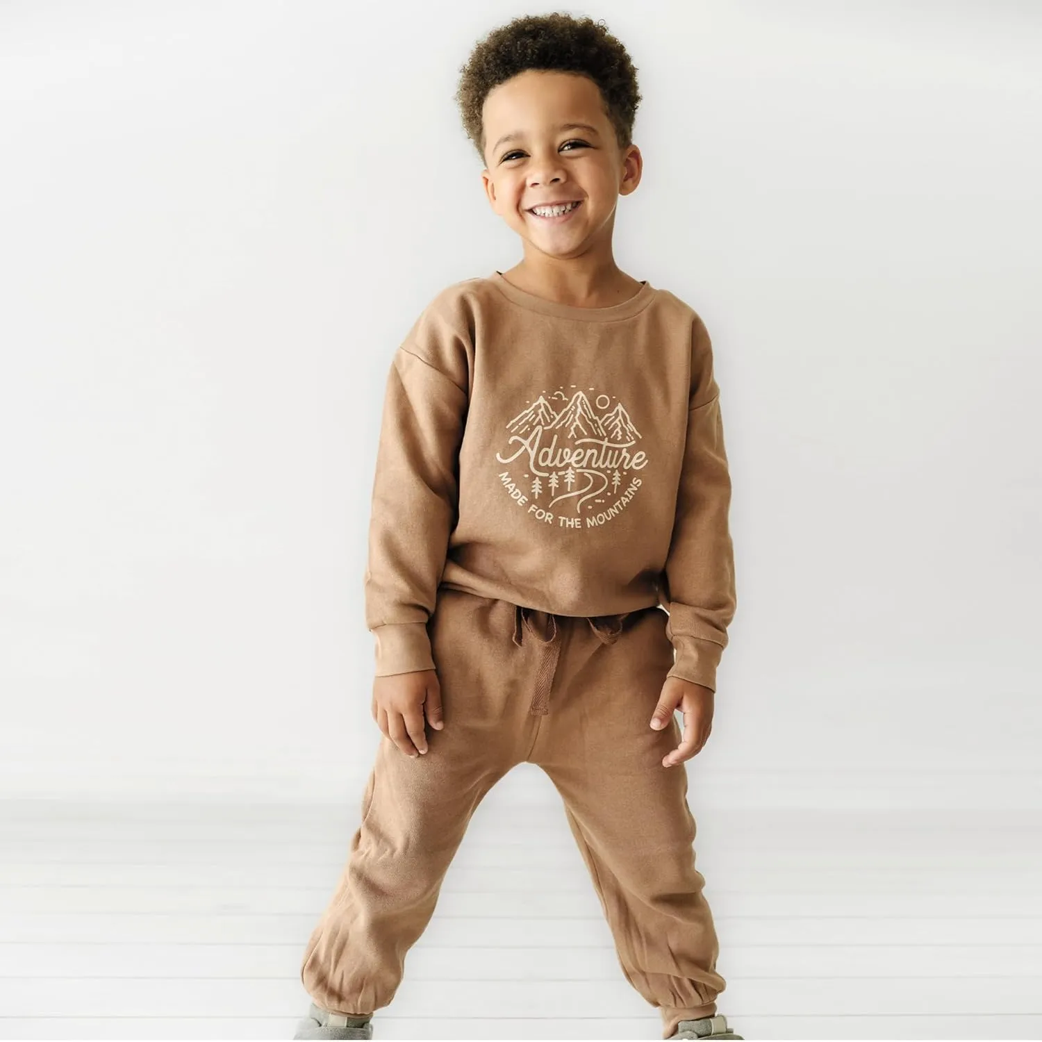 MakeMake Organics GOTS Certified Organic Cotton Sweatshirt Baby Toddler Young Kids Boys Girls Pullover Sweater