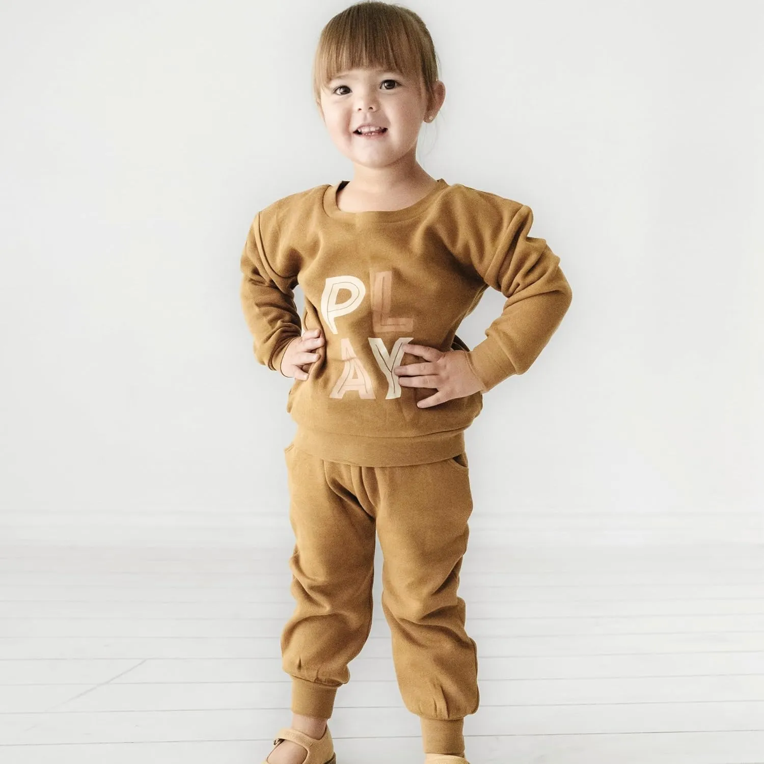 MakeMake Organics GOTS Certified Organic Cotton Sweatshirt Baby Toddler Young Kids Boys Girls Pullover Sweater
