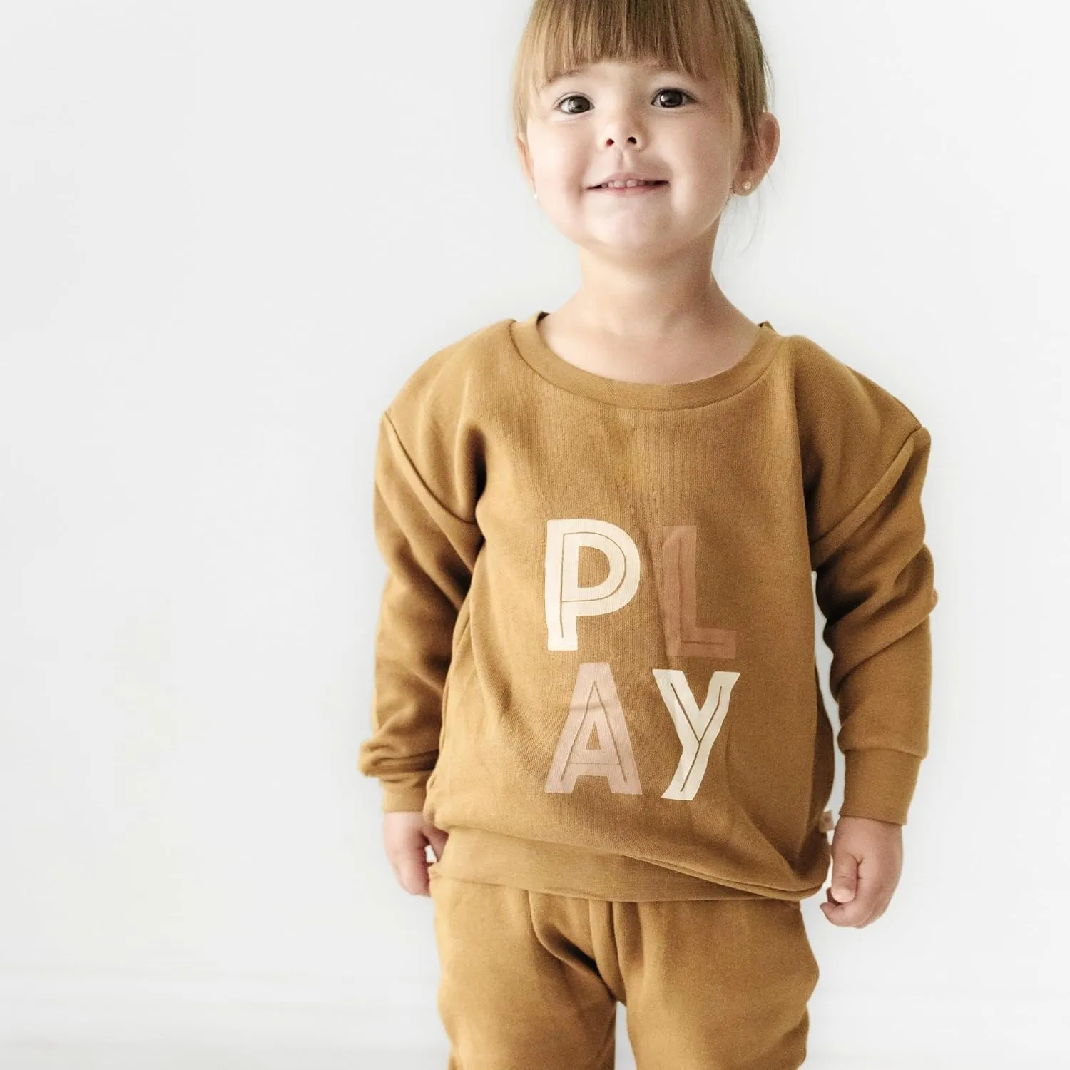 MakeMake Organics GOTS Certified Organic Cotton Sweatshirt Baby Toddler Young Kids Boys Girls Pullover Sweater