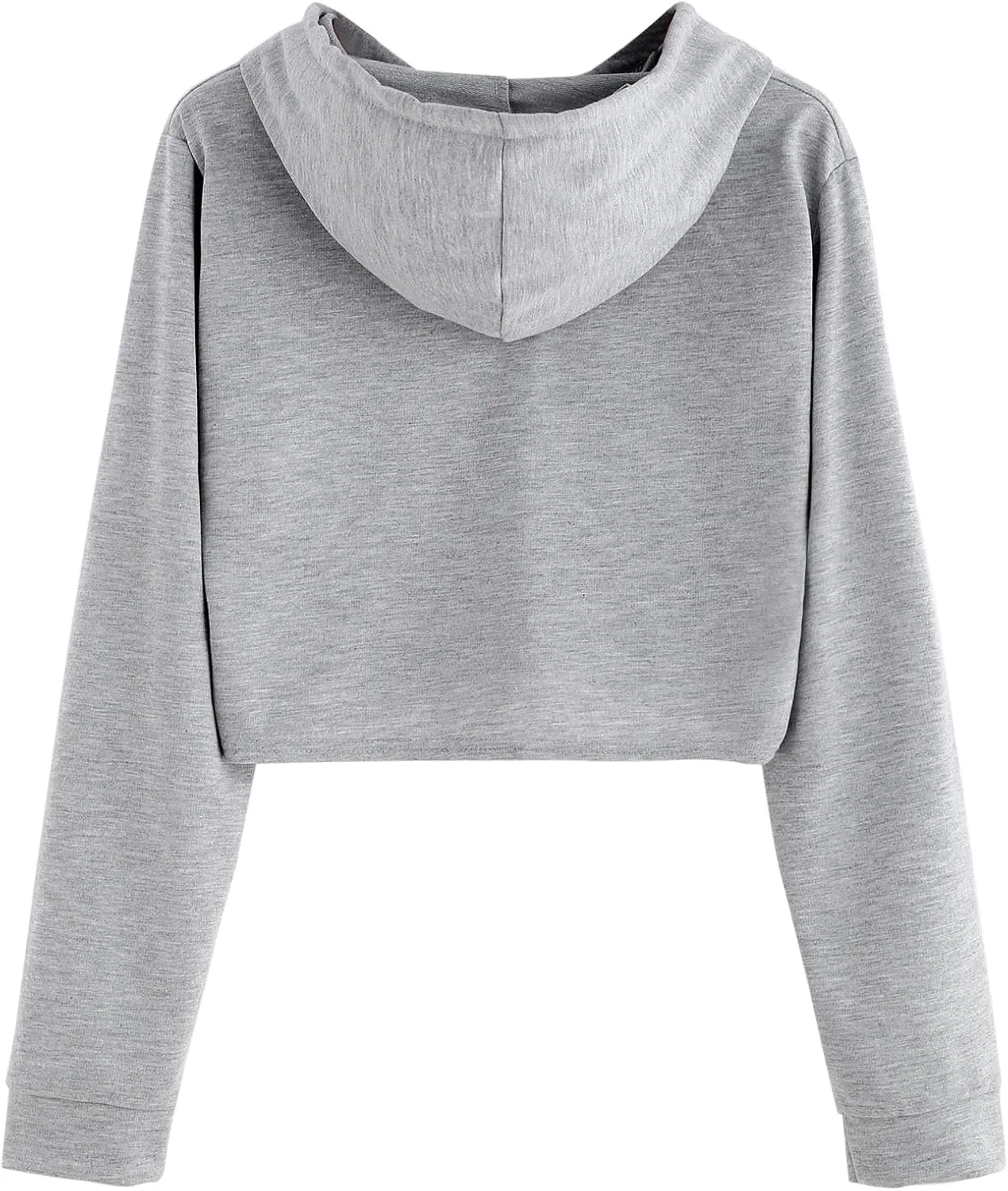 MakeMeChic Women's Cropped Hoodie Casual Workout Crop Sweatshirt Tops