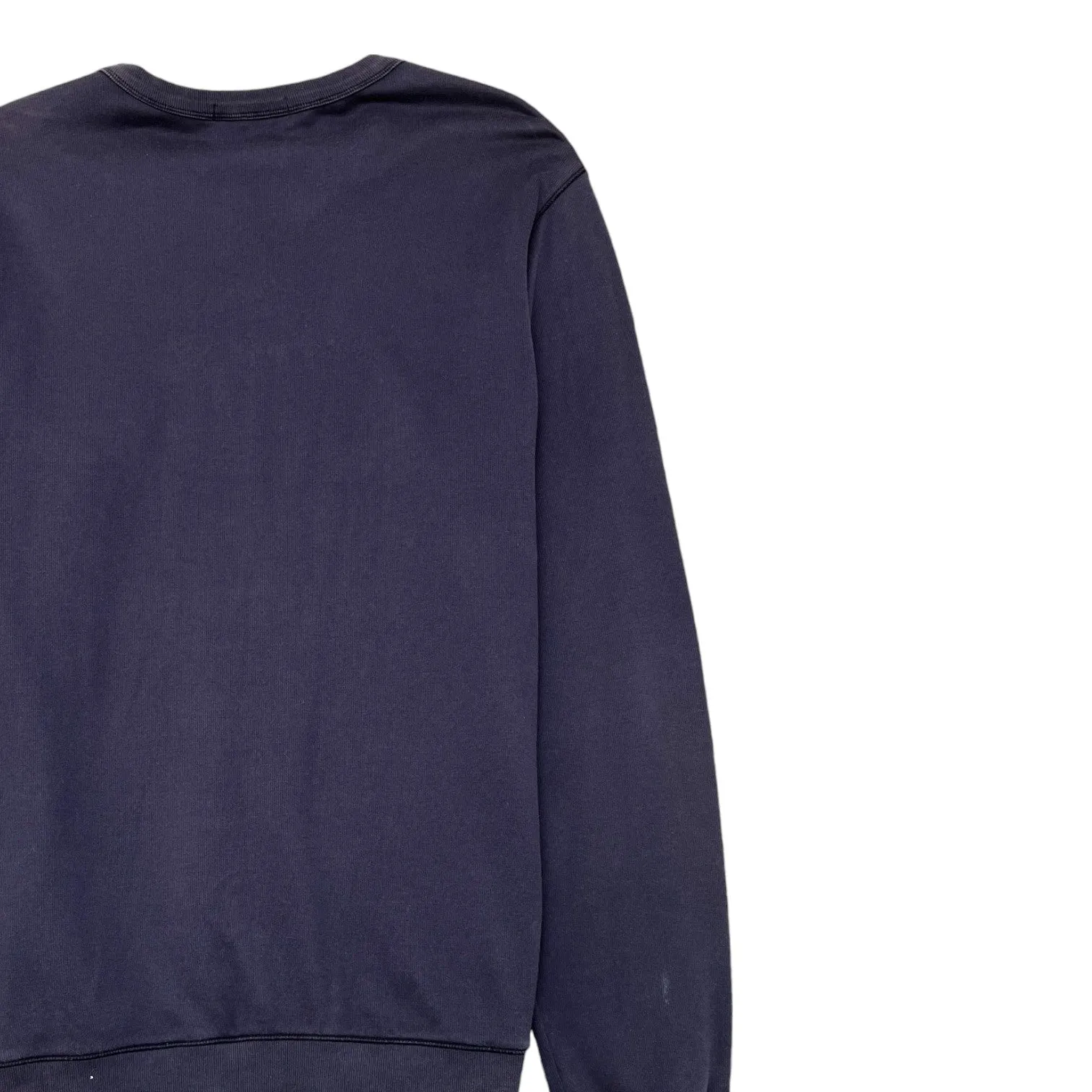 Men's Applique Logo Sweatshirt Navy Size XL