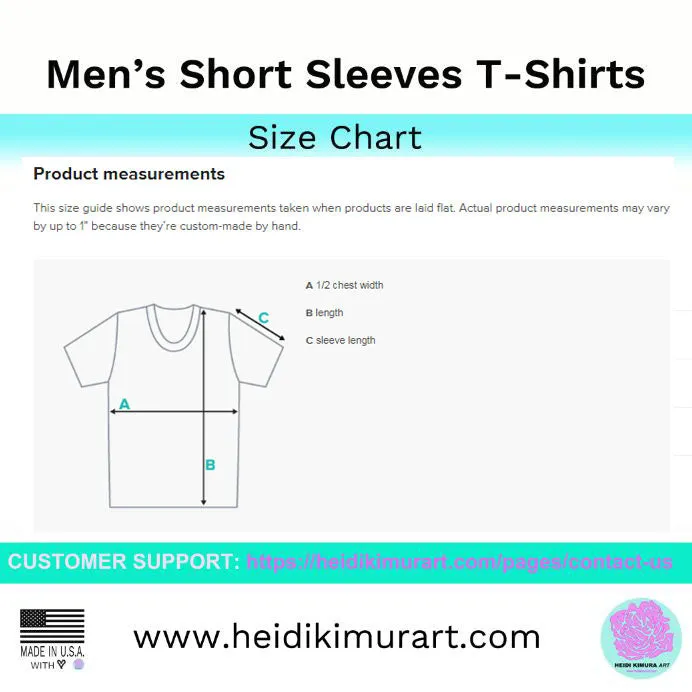 Pink Purple Camo Men's T-shirt, Military Army Camouflaged Print Premium Shirts For Men-Made in USA/EU