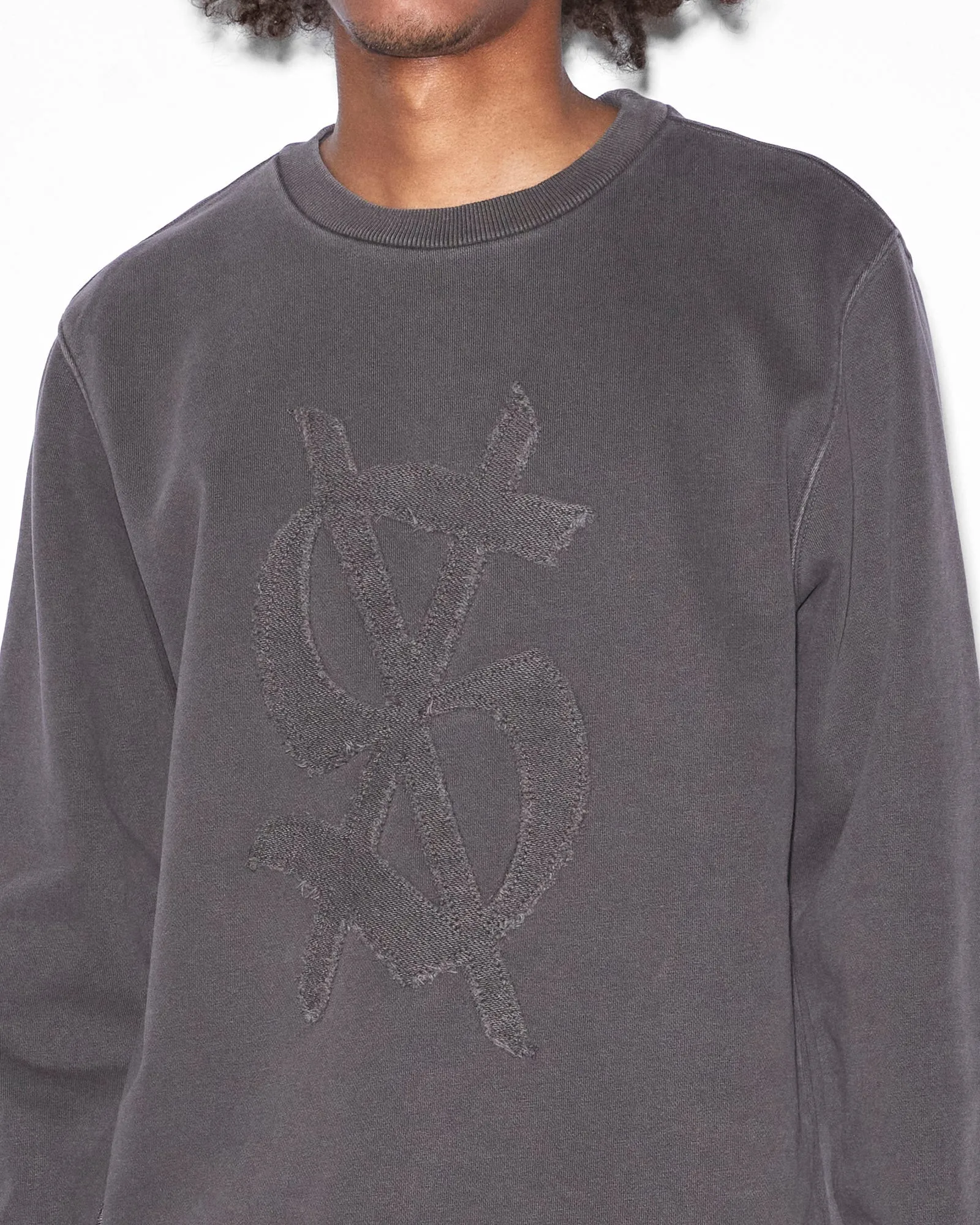 REVERSO KASH CREW FADED BLACK