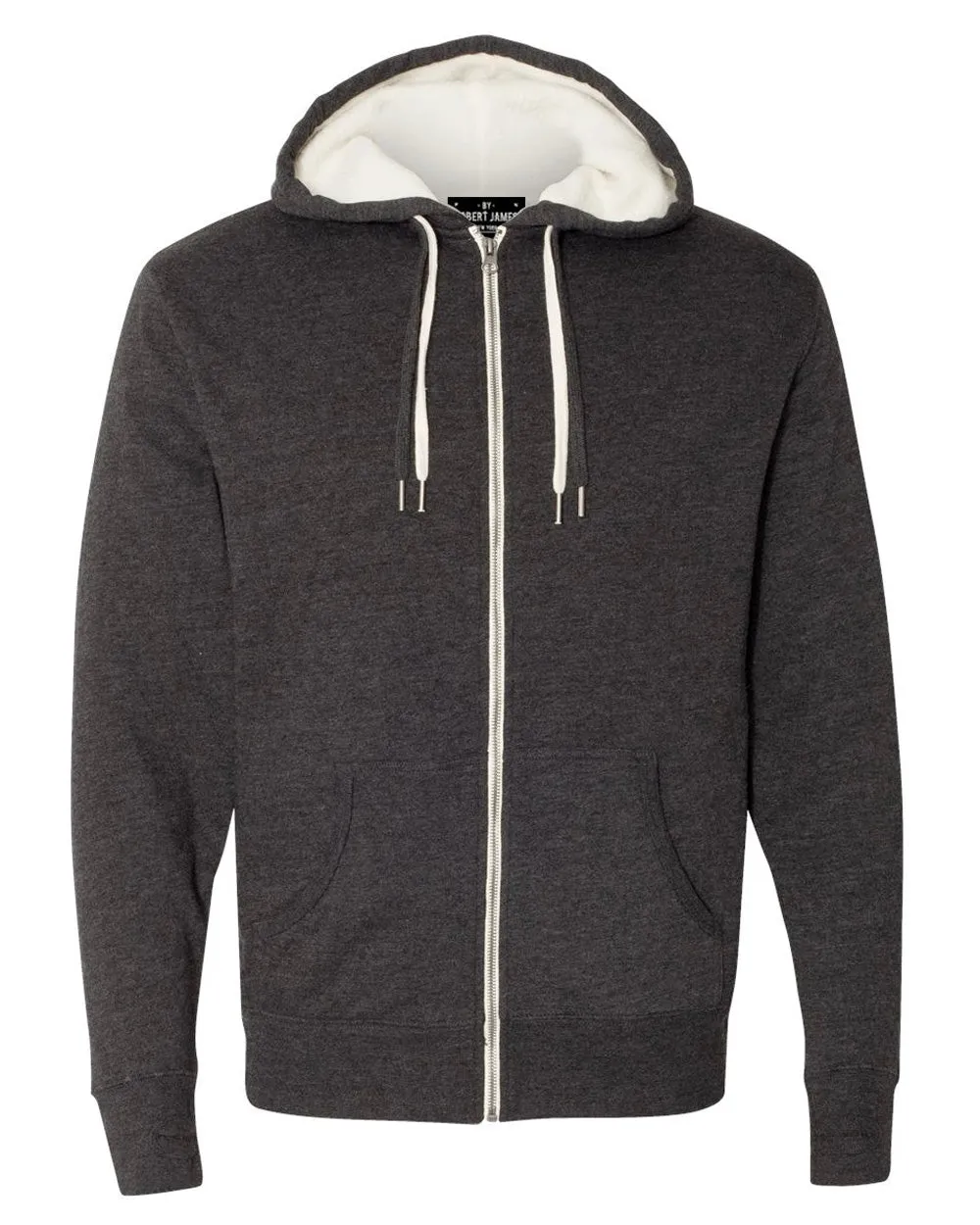 STONE COLD // CHARCOAL Sherpa Lined Terry Hoodie