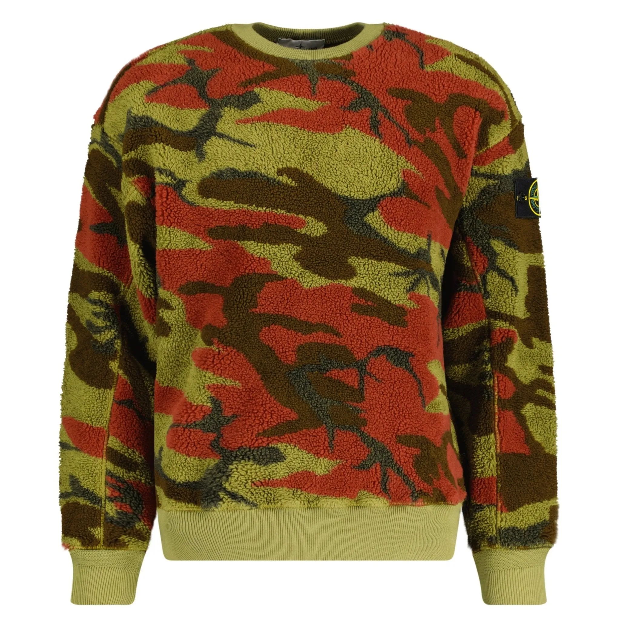 Stone Island Camouflage Fleece Sweatshirt