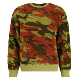 Stone Island Camouflage Fleece Sweatshirt