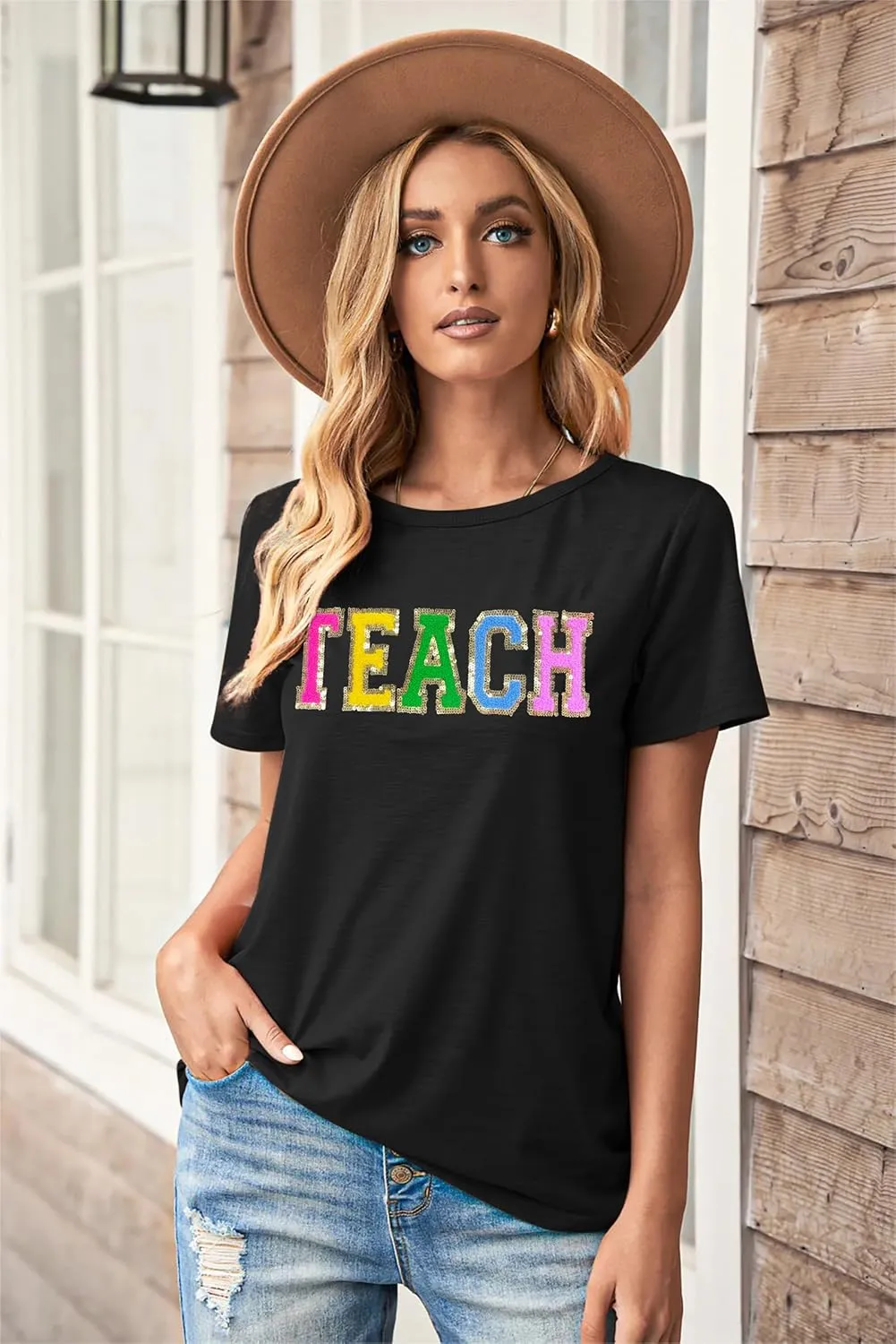 Teacher Shirts Women: Tie Dye Teacher Tshirt Funny Teacher Life Shirt Teacher Tee Tops Short Sleeve Teacher Gifts