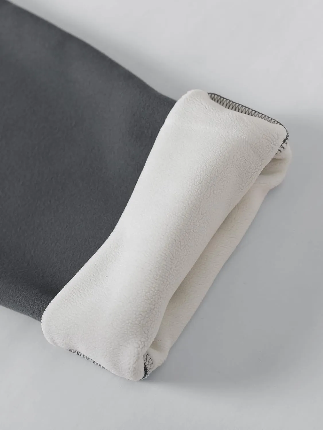 Weintee Men's 36" Inseam Tall Fleece Pants Sherpa Lined Sweatpants Long Length